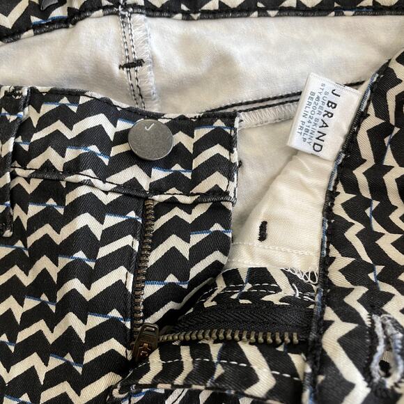J Brand Berlin Print Super Skinny Leg Jean Mid Rise Women's Size 24 NWT - Picture 9 of 15
